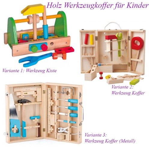 Kinder werkzeug koffer - kinder, holz