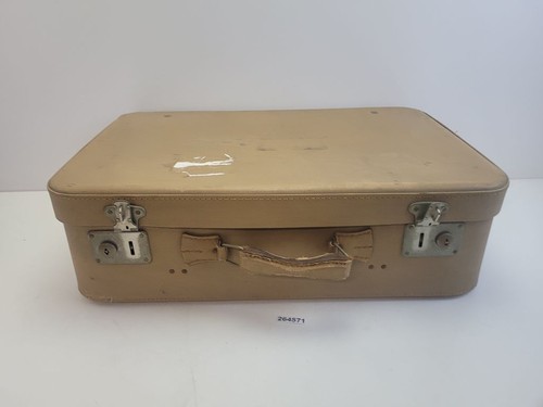 Koffer leder metall ddr - metall, 60er
