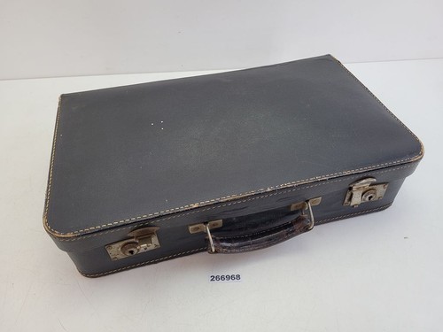 Reisekoffer leder stoff - leder, metall