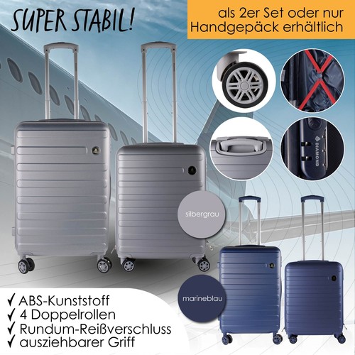 Abs hartschale reisekoffer set - hartschale,
