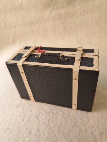 Leder koffer filigrane - -,
