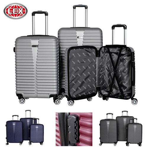 Lex 3tlg abs reisekoffer - 3tlg.,