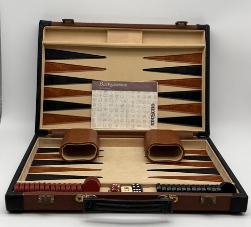 Eduscho backgammon koffer - eduscho, mit